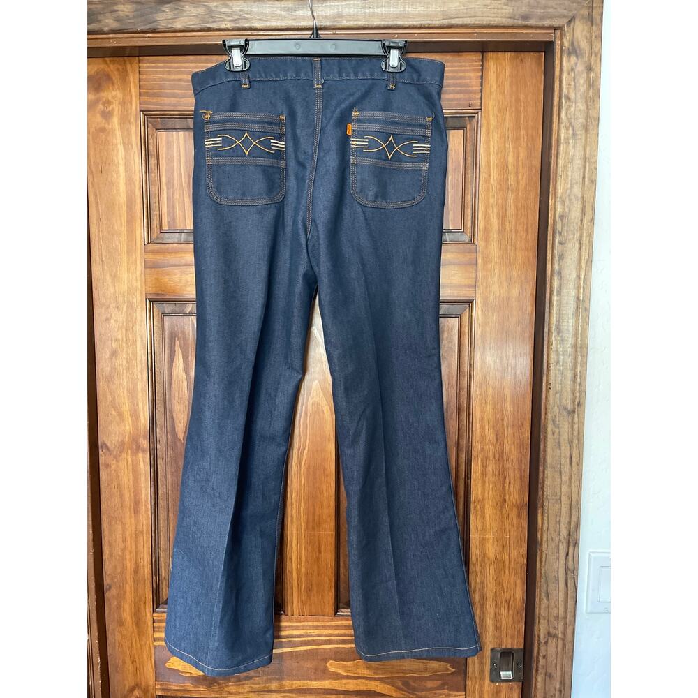 Vintage orange label Levi’s Chreist denim pants men’s size 34 - Picture 4 of 6